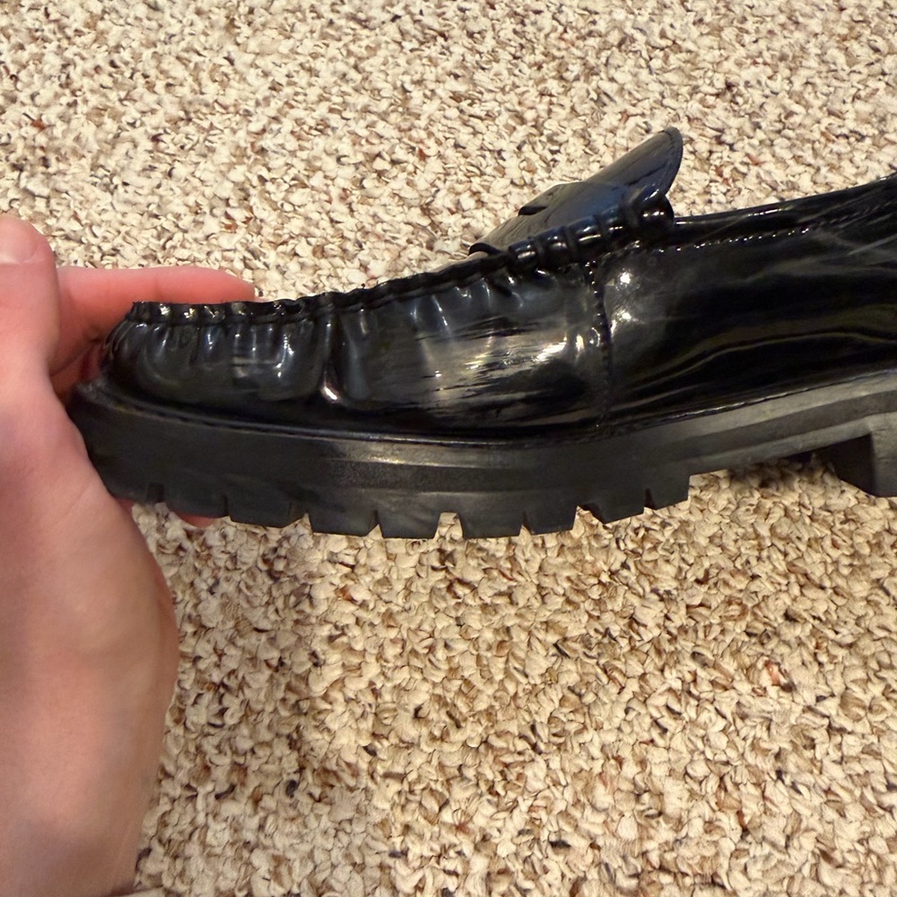 Steve Madden Madelyn Patent Penny Loafers - Picture 5 of 7